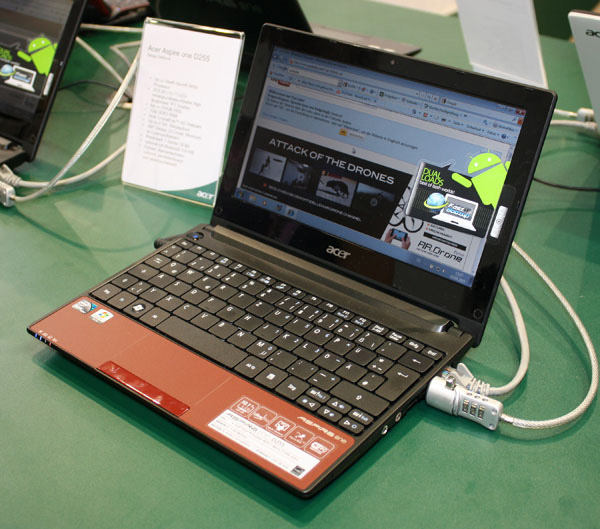 Acer Aspire One D255 rosso