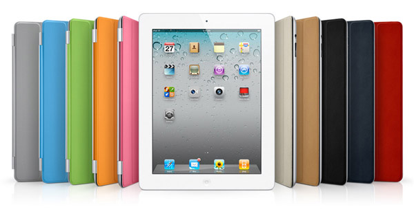 Apple iPad 2 con cover colorate