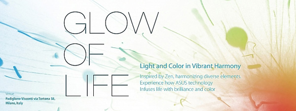 ASUS "Glow of Life" alla Milano Design Week 2016