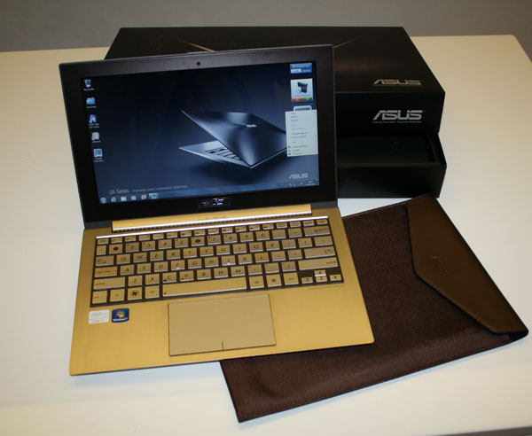 Asus UX31E Zenbook unboxing con ultrabook