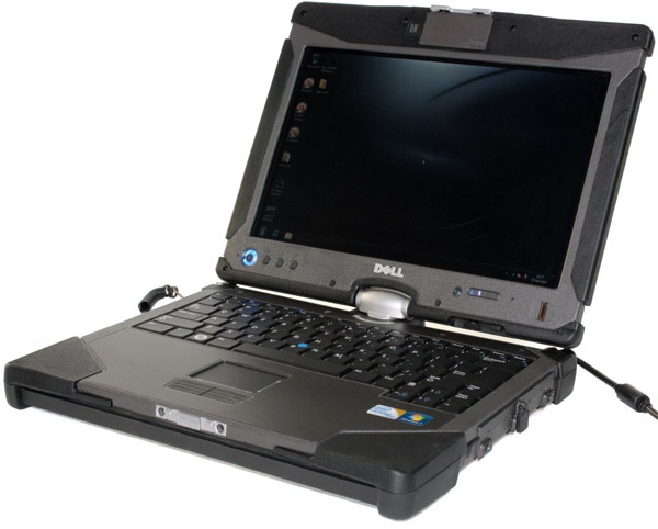 Profilo destro del tablet PC rugged di Dell