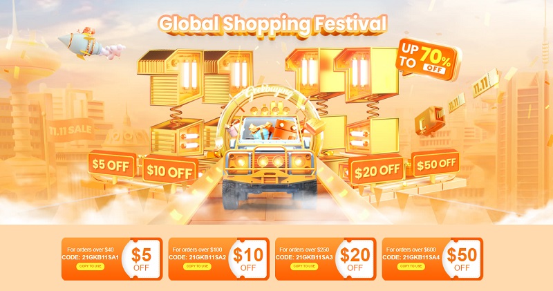 Geekbuying Global Shopping Festival 11.11