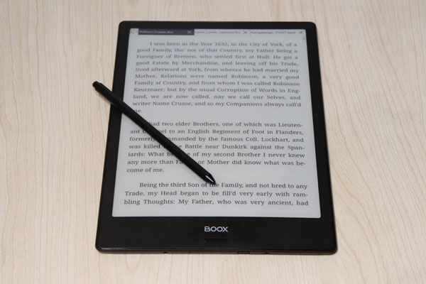 Onyx Boox Note 10.3 con penna Wacom 