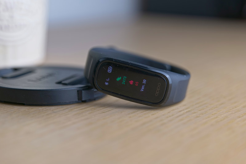 Particolare della smartband OPPO