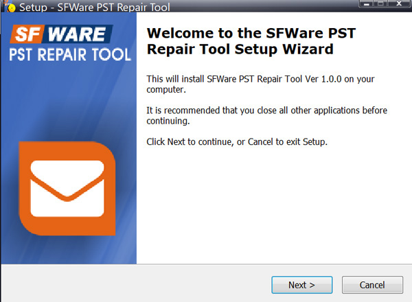 SFWare PST Repair Tool
