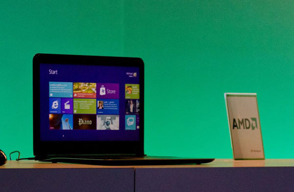 Windows 8 su notebook AMD